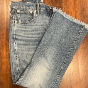 Madewell Cali Demi Boot jeans med light wash